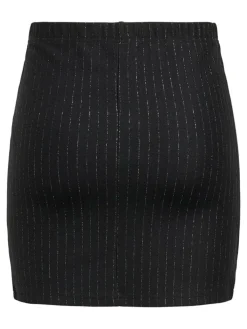 Mary Lurex Mini Nederdel, Black, XS