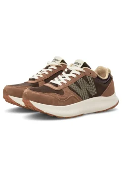 Mathilde Runner Suede Sneakers, Chocolate Multi 38