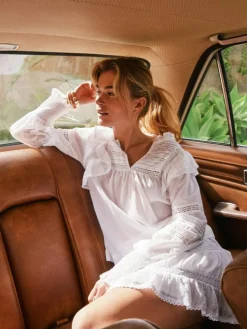 Mauri S Voile Bluse, White, 38