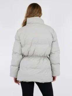 Mayra C Puffer Jakke, Ivory, 38