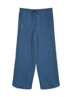 Melaney Loose Bukser, Dark Denim, S