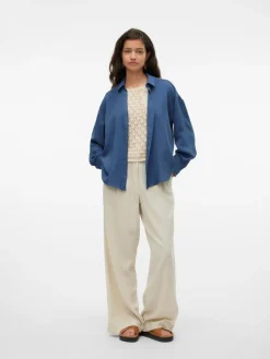 Melaney Queeny Skjorte, Dark Denim, L