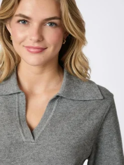 Melia Knit Kjole, Dark Grey Melange, 38