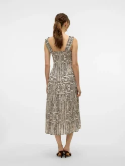 Menny Smock Kjole, Oatmeal, L