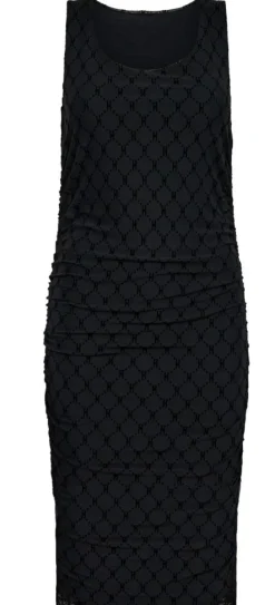 Mesh Kjole, Black, XL