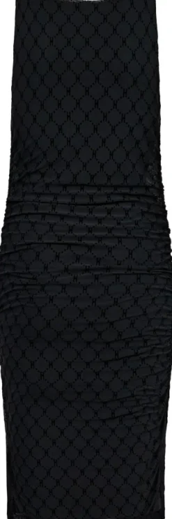 Mesh Kjole, Black, XL