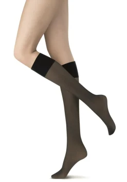 Mi-Bas Jeune Strømper, Blue