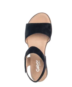 Microvelour Sandaler, Black, 41