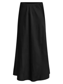 Mika Satin Nederdel, Black, M