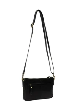 Mika Small Clutch, Black