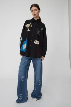 Million Dollar Baby Bukser, Washed Denim Blue, 34