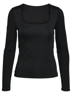 Million Square Bluse, Black, M