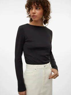 Million Square Bluse, Black, M