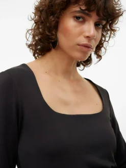 Million Square Bluse, Black, M