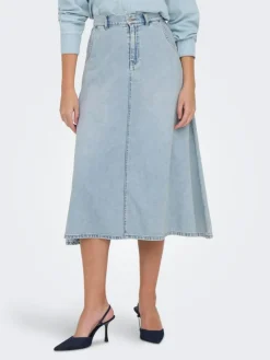 Mindy Denimnederdel, Light Blue Denim, XS