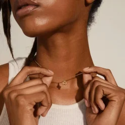 Mini Dagmar Halskæde, Guld, 38+9 cm