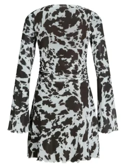 Minna Mesh Kjole, Black Coffee, XS