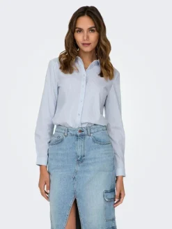 Mio Skjorte, Cashmere Blue/White, 40