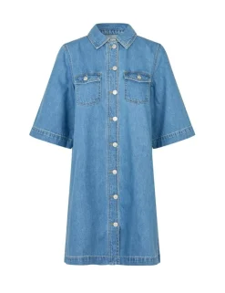 Mira-M Denimkjole, Mid Vintage Blue, S