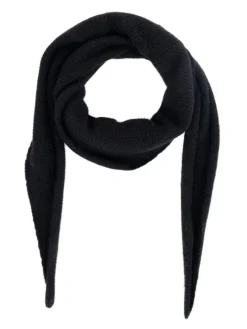 Misty Knit Tørklæde, Black