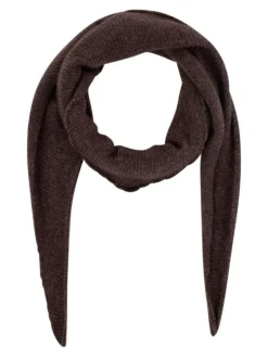 Misty Knit Tørklæde, Dark Brown