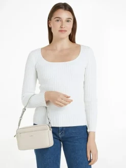 Must Convertible Camera Crossbody Taske, Sand Pebble