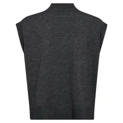 MyCC Knit Vest, Dark Grey, XS