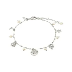 Mylan Armbånd, Silver Plated, 16,5+3 cm