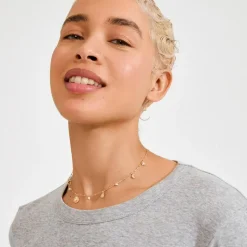 Mylan Halskæde, Gold Plated, 38+9 cm