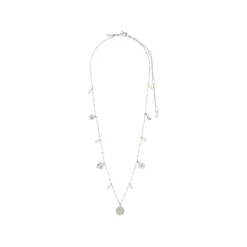 Mylan Halskæde, Silver Plated, 38+9 cm