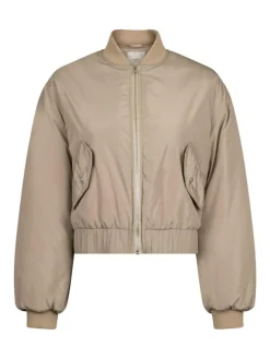 Nadja Bomber Jakke, Light Taupe, 38