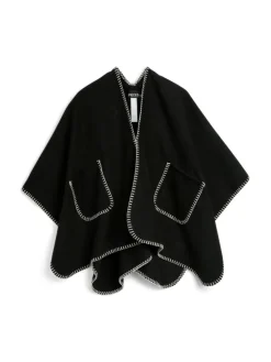 Nadja Poncho, Black, One size