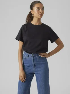 Naima T-shirt, Black, XL