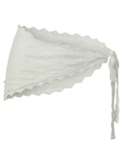 Naina Lace Hip Tørklæde, White