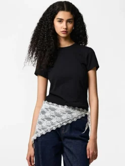 Naina Lace Hip Tørklæde, White