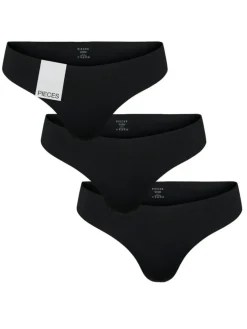 Namee 3-pak G-string, Black, M