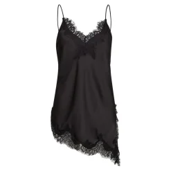 Naomi Asym Lingerie Top, Black, S