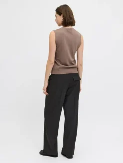 Naomi Ellis Wide Bukser, Black, M/L32