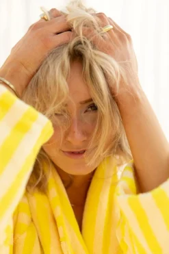 Naram Badekåbe, Pristine/Neon Yellow, S/M