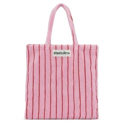 Naram Totebag, Baby Pink & Ski Patrol Red