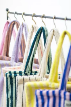 Naram Totebag, Baby Pink & Ski Patrol Red