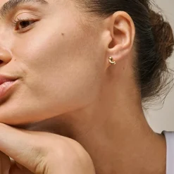 Nari Øreringe, Gold Plated