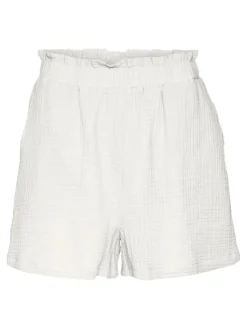 Natali Højtaljede Shorts, Snow White, M