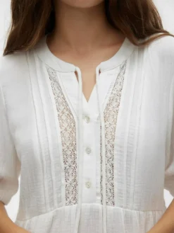 Natali Lace Kjole, Snow White, XS