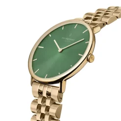 Native NR32GO5LGOOG Dameur, Guld/Grøn, 32 mm