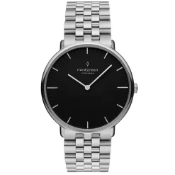 Native Ur, Sølv/Sort, 36 mm