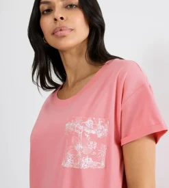 Natkjole, Cherry Rose, 46