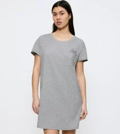 Natkjole, Dark Grey Melange, 38