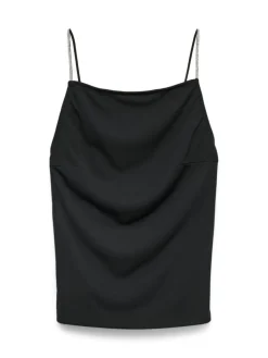 Navina Singlet Top, Black, L