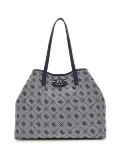 Neda Large Tote Bag, Navy